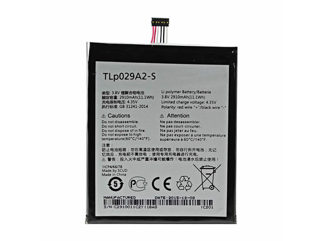Batería para ONE-TOUCH-IDOL-5S-OT-6060S-/alcatel-TLP029A2-S